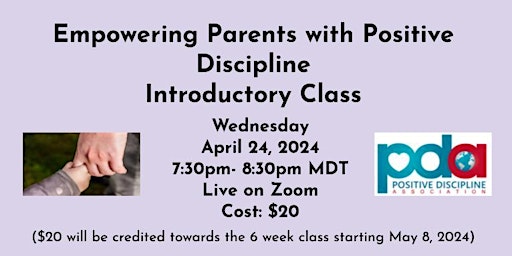Imagen principal de Empowering Parents with Positive Discipline Intro Class
