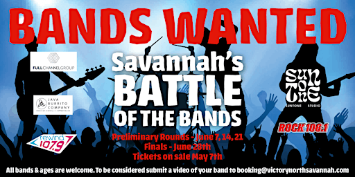 Image principale de Savannah's Battle of the Bands - Week 1