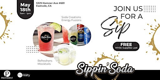 Image principale de Sippin' Soda Event