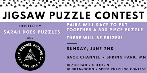 Imagem principal do evento Back Channel Brewing Jigsaw Puzzle Contest