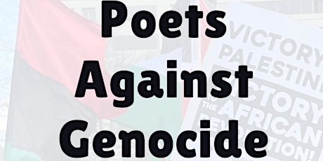 Imagem principal do evento Poets Against Genocide Open Mic Night