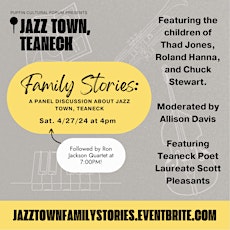 Family Stories: A Panel Discussion about Jazz Town, Teaneck