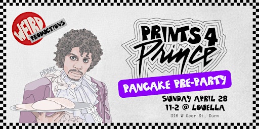 Imagem principal de Prints-4-Prince Pancake Pre-Party Pop-Up