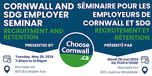 Image principale de Cornwall and SDG Employer Seminar – Recruitment and Retention