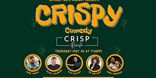 Imagem principal do evento Crispy Comedy- Stand Up at Crisp Rochester