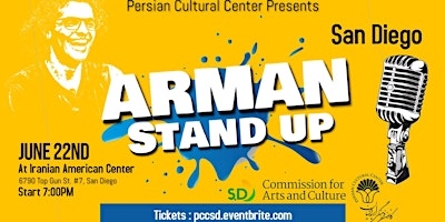 Imagem principal do evento Stand-up Comedy Show with Arman