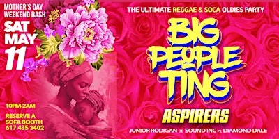 Hauptbild für BIG PEOPLE TING : Reggae Soca Oldies Party (Mother's Day Edition)