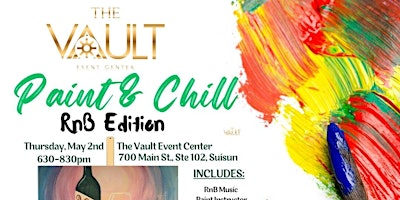 Image principale de The Vault presents RnB Paint & Chill