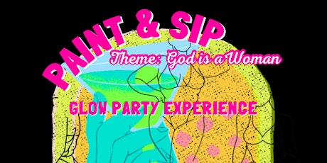 Glow in the Dark Paint & Sip Party Experience