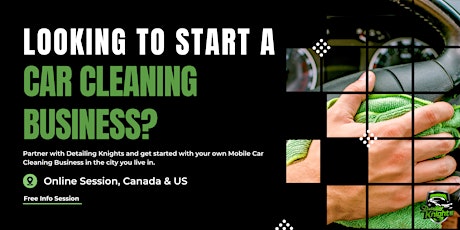 Start a Summer Car Cleaning Business Training
