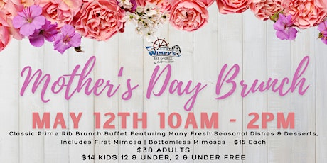 Mother's Day Brunch at Wimpy's!