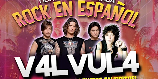 Imagem principal de Rock En Español en VIVO con Grupo Valvua