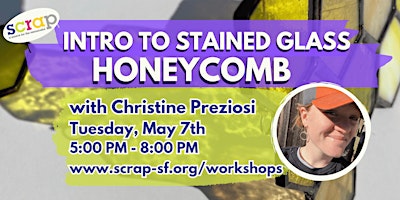 Intro to Stained Glass: Honeycomb with Christine Preziosi  primärbild
