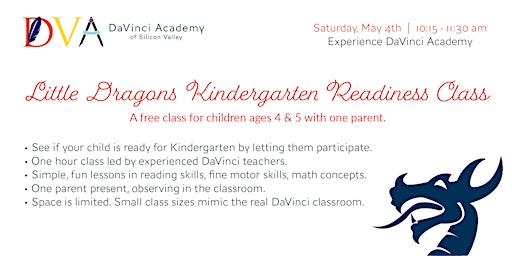 Hauptbild für Kindergarten Readiness Class at DaVinci Academy