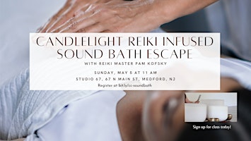 Imagen principal de Reiki Infused Crystal Bowl Sound Bath - A Triple Healing Immersion
