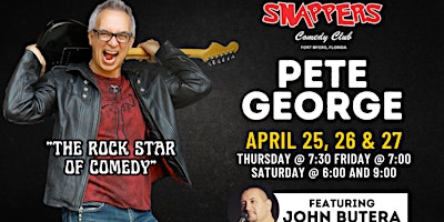 Imagem principal do evento Rock and Roll Comedy Show with Pete George!