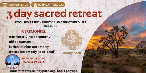 Primaire afbeelding van SACRAMENT RETREAT -JOSHUA TREE, CA.