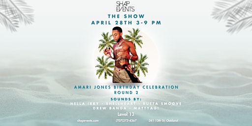 The Show - Amari Jones Birthday Round 2 - Day Party  primärbild