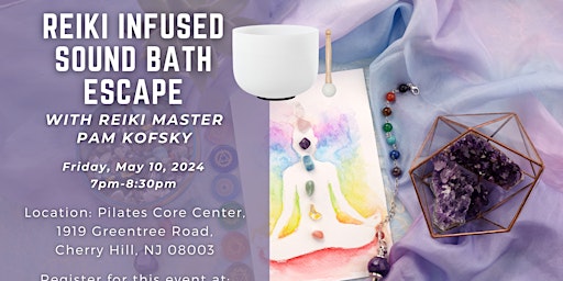 Reiki Infused Crystal Bowl Sound Bath - A Triple Healing Immersion  primärbild