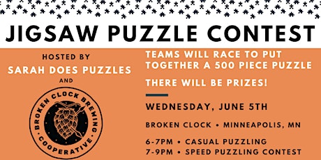 Broken Clock Brewing Cooperative Jigsaw Puzzle Contest