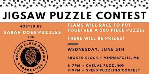 Imagen principal de Broken Clock Brewing Cooperative Jigsaw Puzzle Contest