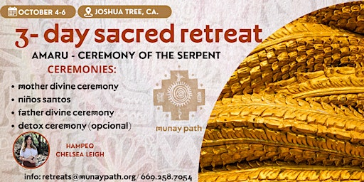 Hauptbild für SACRAMENT RETREAT - JOSHUA TREE, CA.