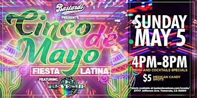 Cinco De Mayo: Fiesta Latina Featuring DJ Revenue primary image