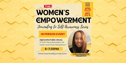 Imagem principal do evento Women's Empowerment: A Journaling Journey To Self Awareness