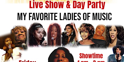 Primaire afbeelding van Fayetteville! SAE Live Show & Day Party Concert! Favorite Ladies of Music