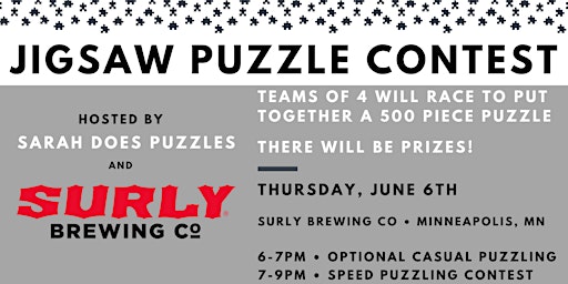 Imagem principal do evento Surly Brewing Co Jigsaw Puzzle Contest