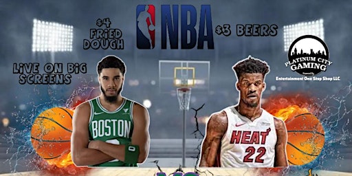 Imagem principal do evento Boston Celtics Vs Miami  Heat Playoffs at Platinum City Gaming