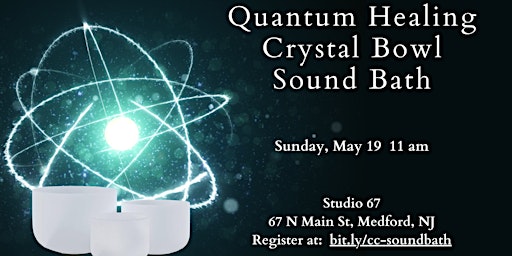 Primaire afbeelding van Quantum Healing Crystal Bowl Sound Bath - A Triple Healing Immersion