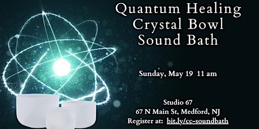 Imagem principal do evento Quantum Healing Crystal Bowl Sound Bath - A Triple Healing Immersion