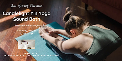 Hauptbild für Candlelight Yin Yoga Sound Bath Escape
