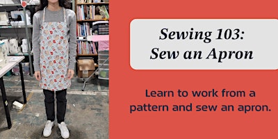 Primaire afbeelding van Sewing 103: Sew an Apron