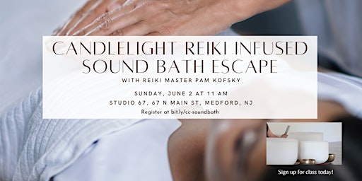 Primaire afbeelding van Reiki Infused Crystal Bowl Sound Bath - A Triple Healing Immersion