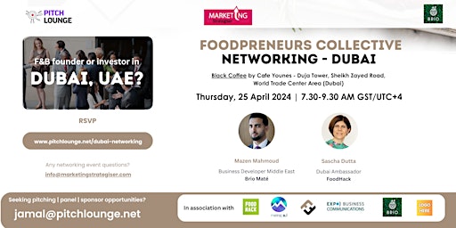 Primaire afbeelding van 7th Foodpreneur Collective Networking - Dubai