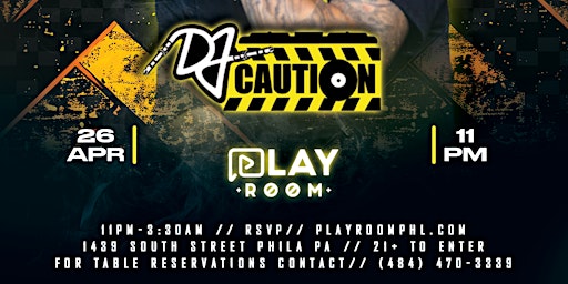 Imagen principal de 4*26  / DJ CAUTION  // FRIDAY NIGHT LIGHTS / PLAYROOM