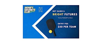 Imagem principal do evento Net Gains & Bright Futures - Charity Pickleball Tournament