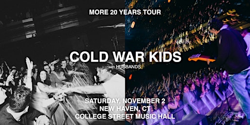 Imagem principal do evento Cold War Kids – 20 Years Tour