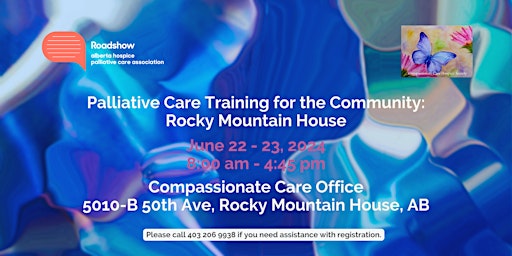 Imagem principal do evento Palliative Care Training for the Community: Rocky Mountain House, AB