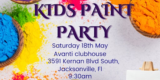 Imagem principal do evento Kids Paint Party