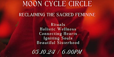 Imagem principal do evento Moon Cycle Circle- A Gathering For The Sacred
