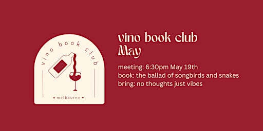 vino book club - may 19th  primärbild