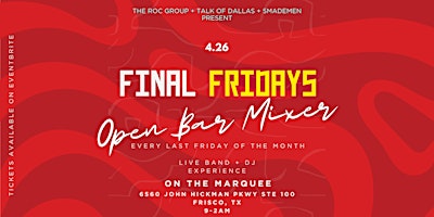 Final Fridays at On The Marquee primary image