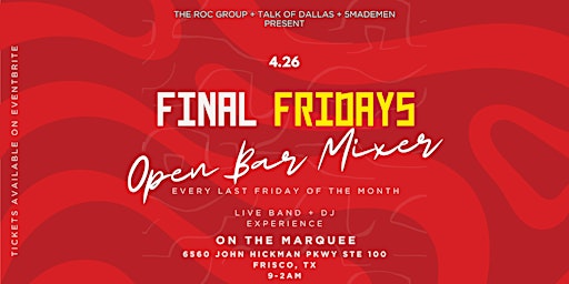 Final Fridays at On The Marquee primary image