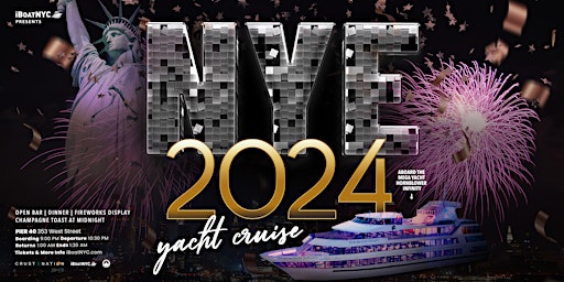 Hauptbild für New York New Year's Eve Fireworks Party Cruise 2024
