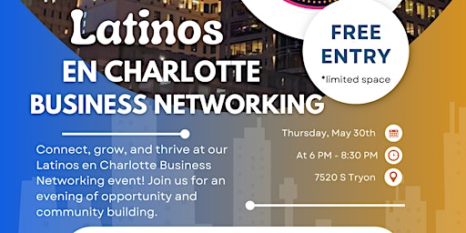 Latinos En Charlotte Business Networking primary image