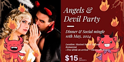 Social Mingle, Dinner Party - Angels and Devil Theme primary image