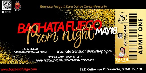 Imagem principal do evento Bachata Fuego Takeover @Sara Dance Center